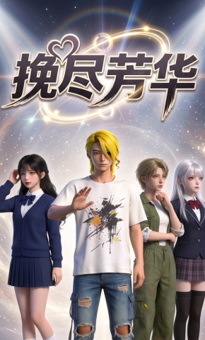 短剧《挽尽芳华》海报