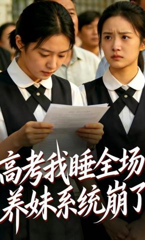 短剧《高考我睡全场，养妹系统崩了》海报