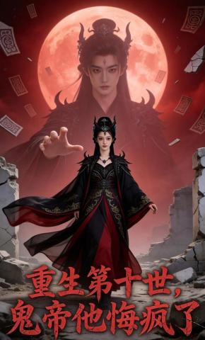 短剧《重生第十世，鬼帝他悔疯了》海报