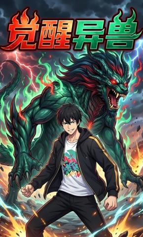 短剧《觉醒异兽》海报