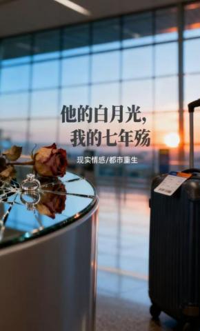 短剧《他的白月光，我的七年殇》海报