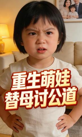 短剧《重生萌娃替母讨公道》海报