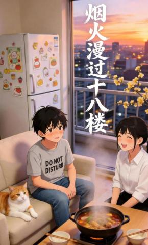 短剧《烟火漫过十八楼》海报