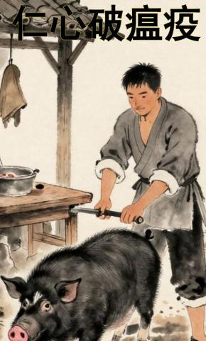 短剧《仁心破瘟疫》海报