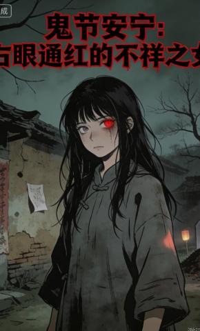 短剧《鬼节安宁：右眼通红的不祥之女二》海报