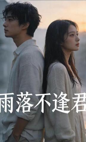短剧《雨落不逢君》海报