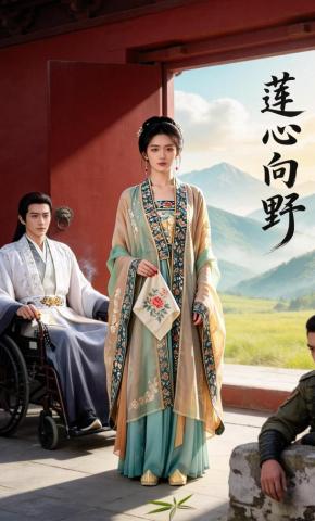 短剧《莲心向野》海报