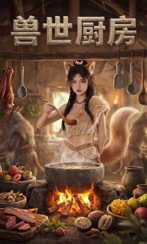 短剧《兽世厨房》海报