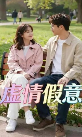 短剧《虚情假意》海报
