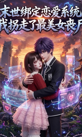 短剧《末世绑定恋爱系统，我拐走了最美女丧尸》海报