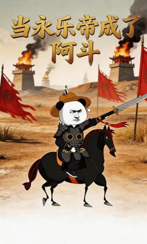 短剧《当永乐帝成了阿斗》海报