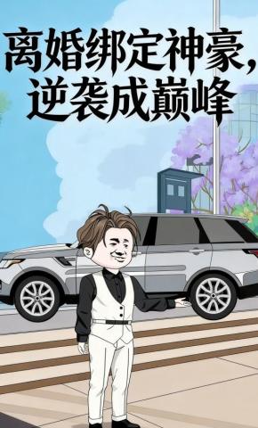 短剧《离婚绑定神豪，逆袭成巅峰》海报