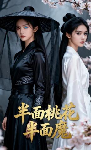 短剧《半面桃花半面魔》海报