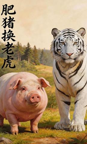 短剧《肥猪换老虎》海报