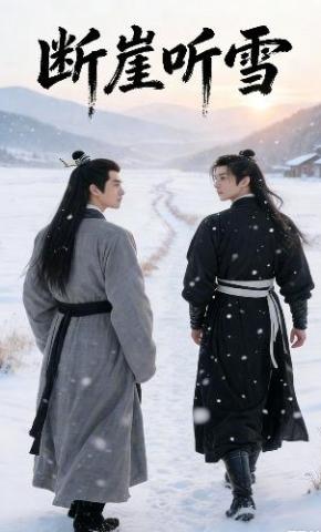 短剧《断崖听雪》海报