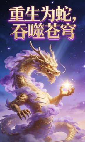 短剧《重生为蛇，吞噬苍穹》海报