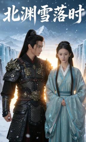 短剧《北渊雪落时》海报
