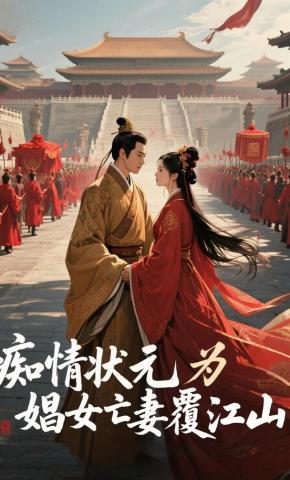 短剧《痴情状元为娼女亡妻覆江山》海报