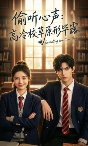 短剧《偷听心声：高冷校草原形毕露》海报