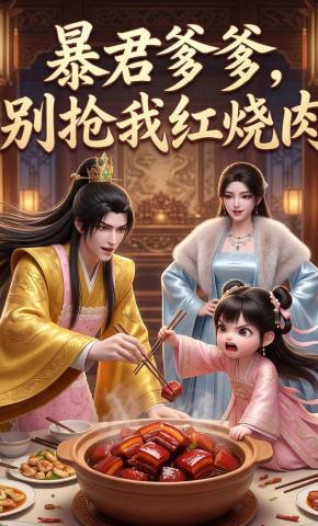 短剧《暴君爹爹，别抢我红烧肉》海报