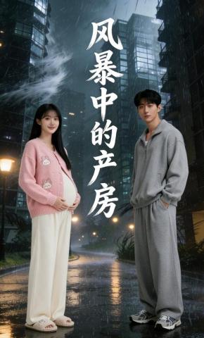 短剧《风暴中的产房》海报