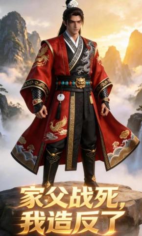 短剧《家父战死，我造反了》海报