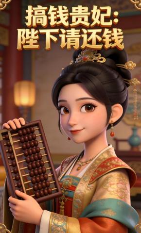 短剧《搞钱贵妃：陛下请还钱》海报