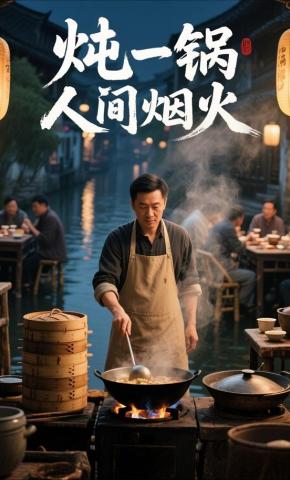 短剧《炖一锅人间烟火》海报