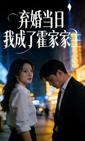 短剧《弃婚当日，我成了霍家家主》海报