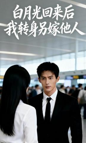 短剧《白月光回来后，我转身另嫁他人》海报