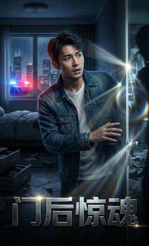 短剧《门后惊魂》海报