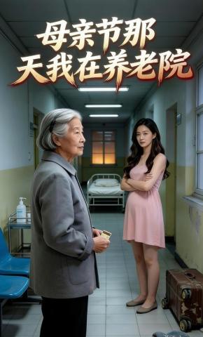 短剧《母亲节那天我在养老院》海报