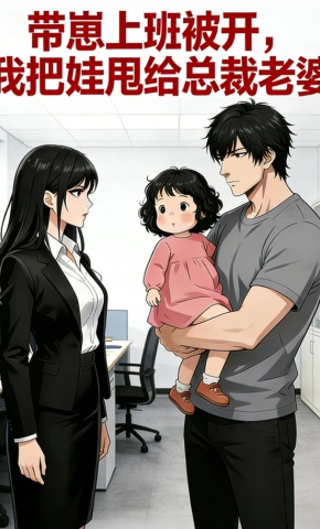 短剧《带崽上班被开，我把娃甩给总裁老婆》海报