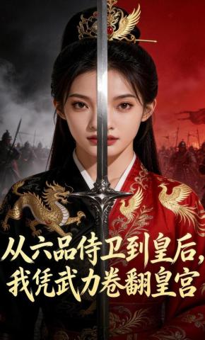 短剧《从六品侍卫到皇后，我凭武力卷翻皇宫》海报