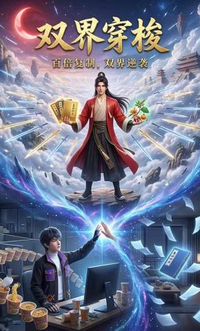 短剧《双界穿梭》海报