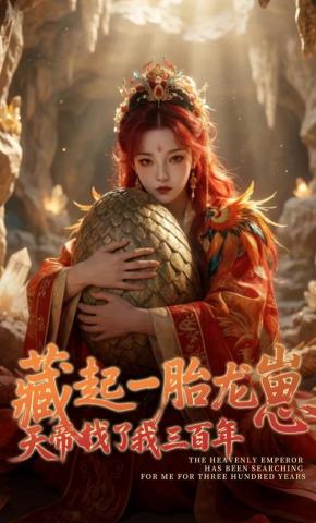 短剧《藏起一胎龙崽，天帝找了我三百年》海报