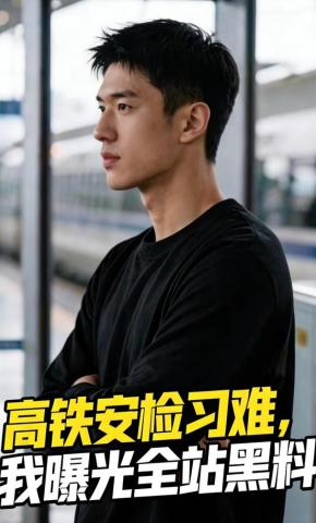 短剧《高铁安检刁难，我曝光全站黑料》海报