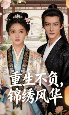 短剧《重生不负，锦绣风华》海报