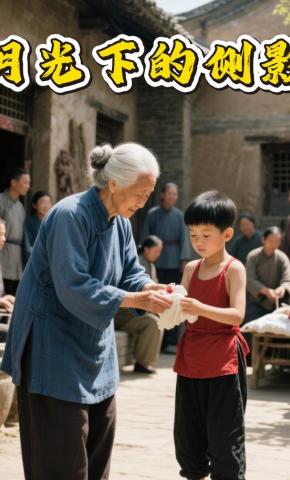 短剧《月光下的侧影》海报