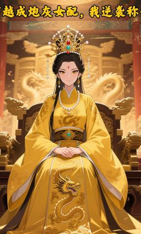 短剧《穿越成炮灰女配，我逆袭称帝》海报