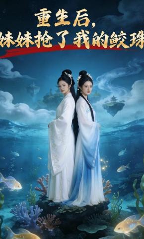 短剧《重生后，妹妹抢了我的鲛珠》海报
