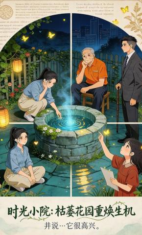 短剧《时光小院：枯萎花园重焕生机》海报