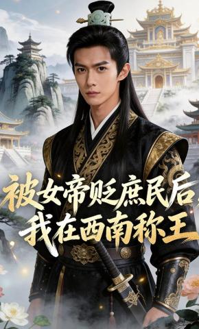 短剧《被女帝贬庶民后，我在西南称王》海报