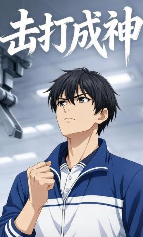 短剧《击打成神》海报
