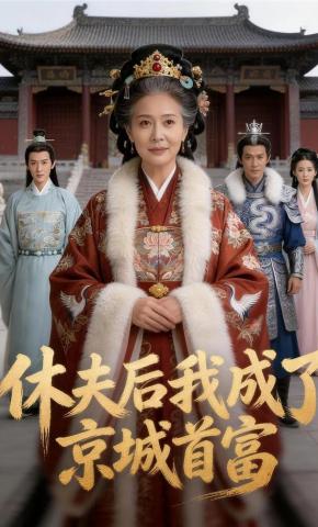 短剧《休夫后我成了京城首富》海报