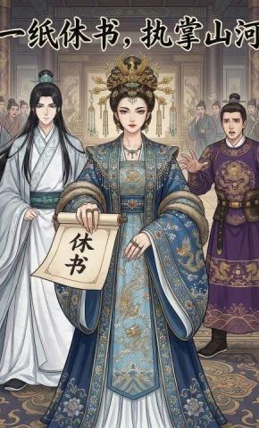 短剧《一纸休书，执掌山河》海报