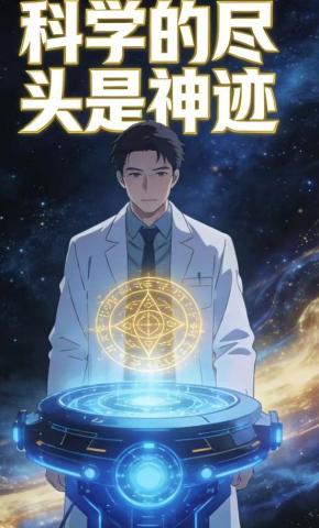 短剧《科学的尽头是神迹》海报