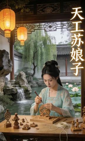 短剧《天工苏娘子》海报