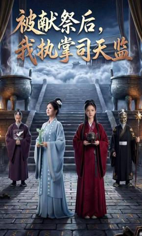 短剧《被献祭后，我执掌司天监》海报