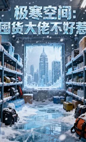 短剧《极寒空间：囤货大佬不好惹》海报